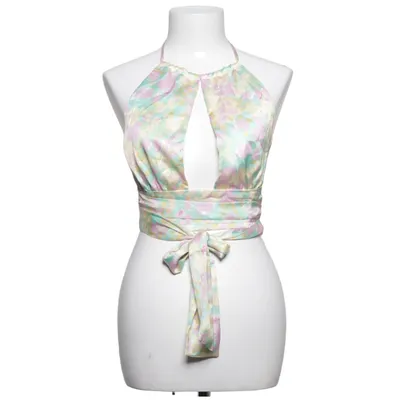 Halterneck top (Flerfarvet) fra Double Crazy Polyester