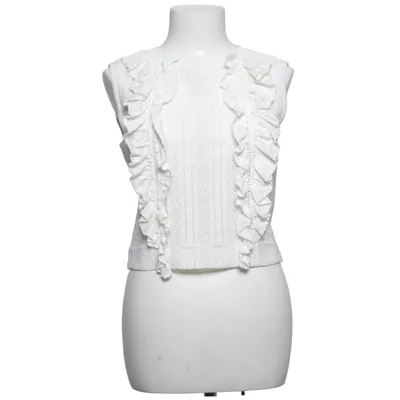 Top (Hvid) fra Maje Bomuld, Elastan, Polyamid, Polyester, Viscose