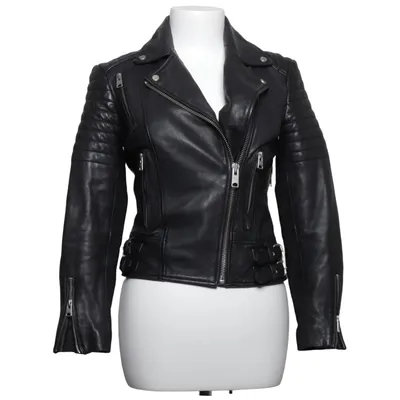 Bikerjack (Papin Biker) van Allsaints Katoen, Leer, Polyester, Viscose