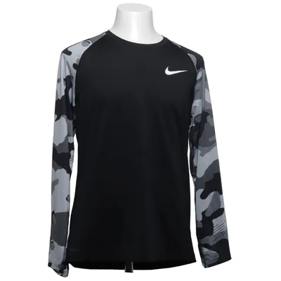 Base layer shirt (Black, Gray) from Nike Pro Elastane, Polyester