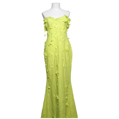 Maxi jurk (Geel) van ASOS Design Katoen, Polyester