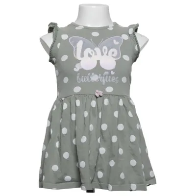 Robe (Vert, Blanc) de Dopo Dopo Girls Coton