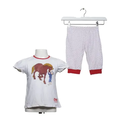 Pyjama (Wit, Rood) van Emil i Lönneberga Katoen