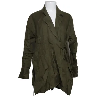 Blouse portefeuille (Vert) de Massimo Dutti Lin
