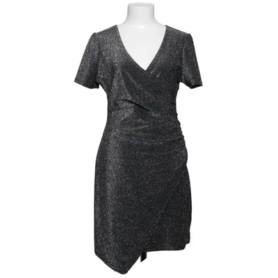 Cocktailklänning (Silverfärgad, Svart) från Apricot Elastan, Metallfiber, Polyester