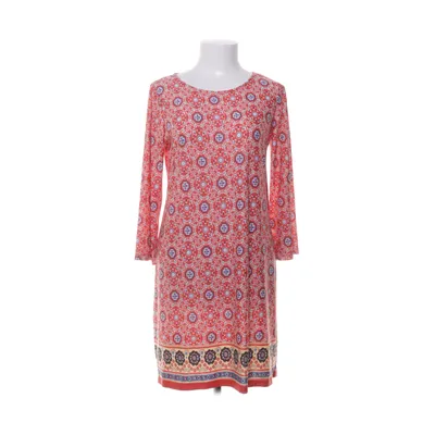 Klänning (Röd, Flerfärgad) från Happy Holly Elastan, Polyester