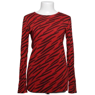 Långärmad t-shirt (Röd, Svart) från Mah-Jong Viskos, Bambu