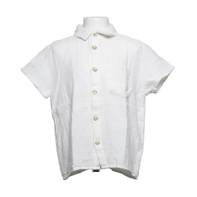 Chemise à manches courtes (Blanc) de Lindex Kids Coton