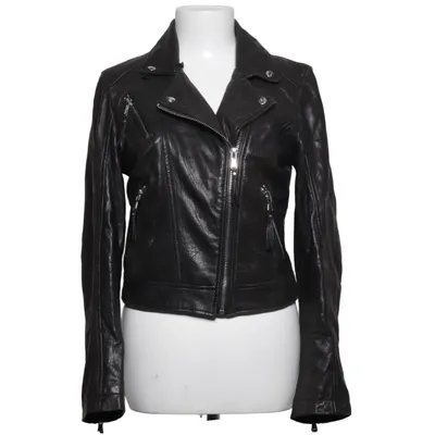 Biker jacket (Black) from Be Edgy Cotton, Leather, Polyester