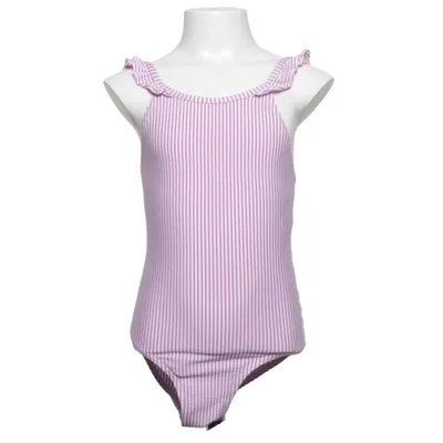 Maillot de bain une pièce (Violet, Blanc) Élasthane, Polyamide, Polyester