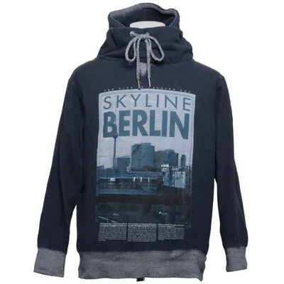 Hoodie (Blue, Gray) from Mauro Ferrini