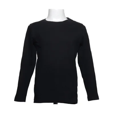 Lange mouwen shirt (Zwart) van Friboo Katoen
