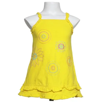 Robe (Jaune, Multicolore) de Mayoral Coton, Élasthane