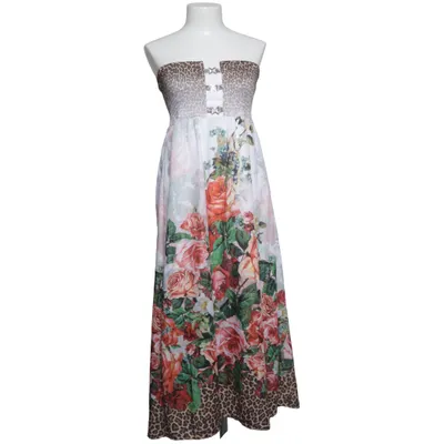 Robe longue (Blanc, Multicolore) de Stefano