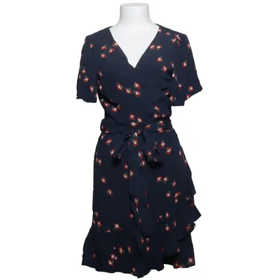 Slå-om-kjole (Blå, Rød) fra Set Polyester, Viscose