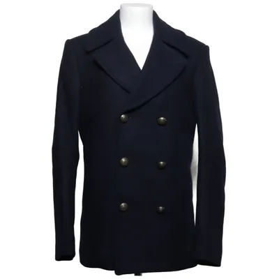 Caban (Bleu) de Balmain x H&M Polyamide, Polyester, Laine