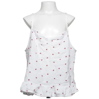 Crop top (Vit, Röd) från Gina Tricot Ekologisk bomull