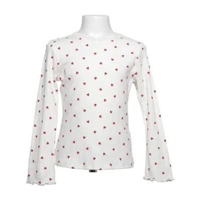 Long sleeve T-shirt (White, Red) from H&M Cotton, Elastane