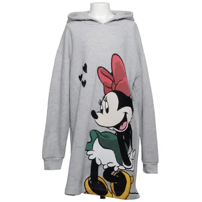 Hood dress (Gray, Multicolored) from Zara Kids Cotton, Polyester