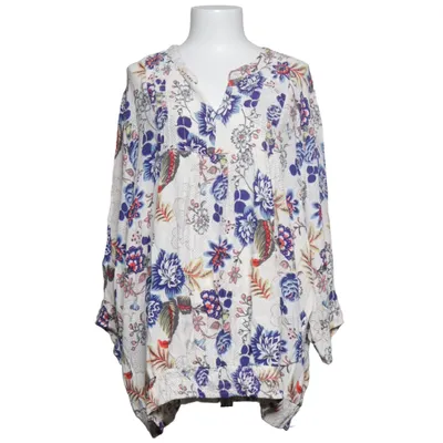 Blouse (White, Multicolored) from Gozzip Viscose