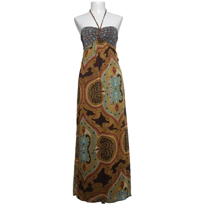 Maxi dress (Brown, Multicolored) from Ruby Rox Polyester