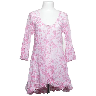 Strandklänning (Rosa, Vit) från Oneseason Bomull