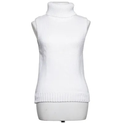 Pull sans manches (Blanc) de Hallhuber Acrylique, Coton