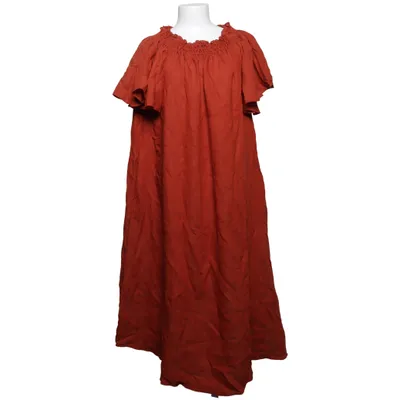 Maxi dress (Orange, Gold) from H&M Viscose, Polyamide