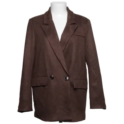 Blazer (Brown) from Effeny Elastane, Polyester