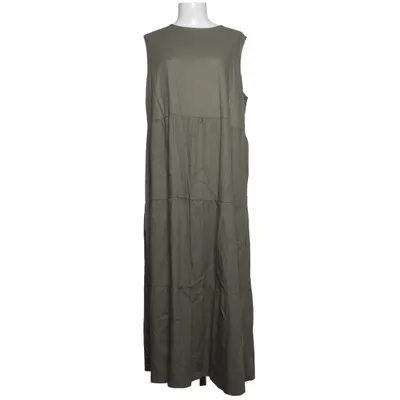 Robe longue (Vert) de Ulla Popken Lin, Viscose