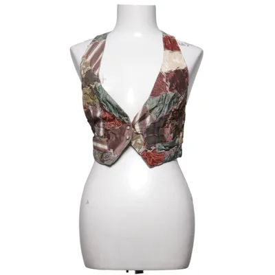 Gilet d'extérieur (Marron, Multicolore) de Stella Forest Coton, Soie, Viscose