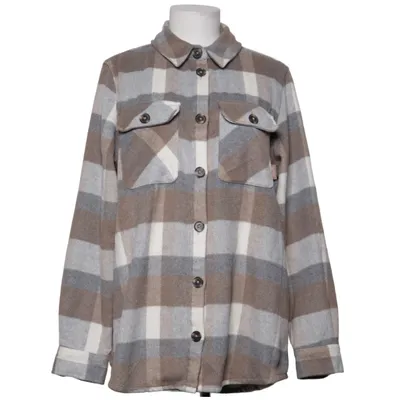 Overshirt (Grijs, Bruin, Wit) van Kayoba Acryl, Nylon, Gerecycled polyester, Wol