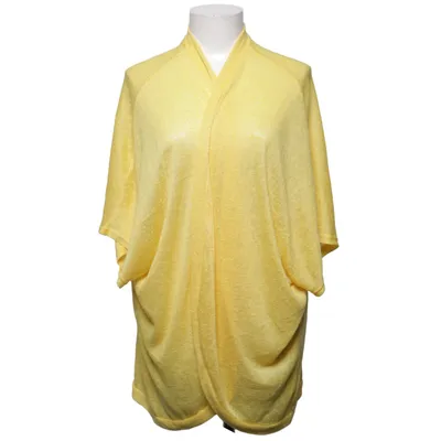 Cardigan (Yellow) from Samsa Collection Polyester, Viscose