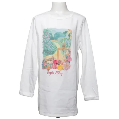 Lange mouwen shirt (Wit) van H&M x Angela McKay Katoen, Polyester