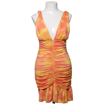 Klänning (Orange, Gul, Röd) från Melka Elastan, Polyester