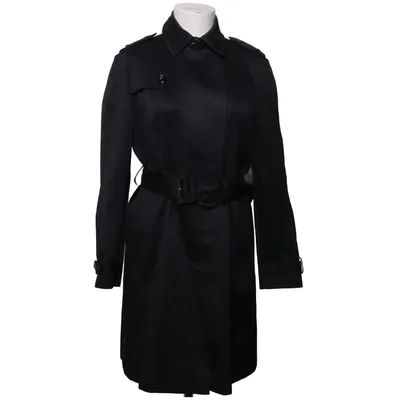 Trenchcoat (Sort) fra Massimo Dutti Polyester, Viscose