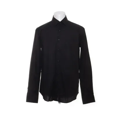 Chemise (Noir) de Amaci Coton, Élasthane