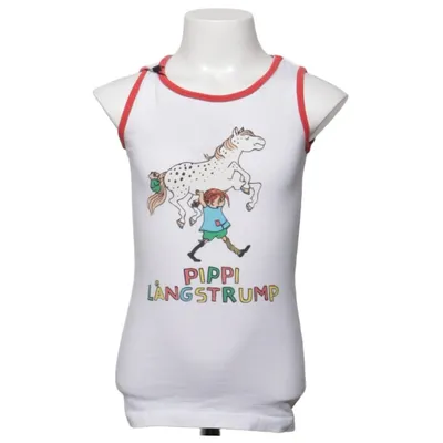 T-shirt (Hvid, Flerfarvet) fra Pippi Långstrump Bomuld