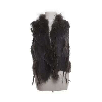 Pälsväst (Grå) från Lunbo Mode Kaninpäls