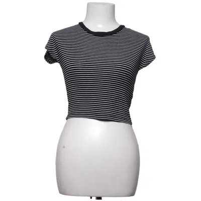 T-shirt (Black, White) from Zara Trafaluc Elastane, Viscose