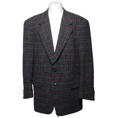 Kavaj (Blå, Brun, Grå) från Harris Tweed Viskos, Ull