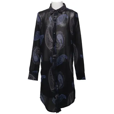 Shirt (Blue, Black) from Uniq Young Polyester
