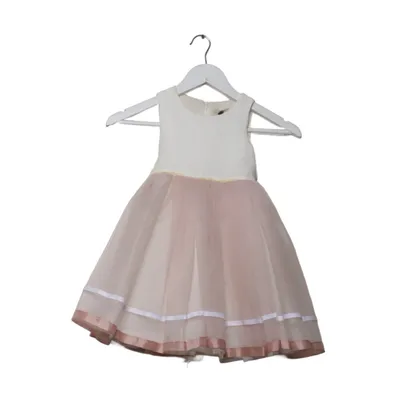 Flower girl dress (White, Pink) from Yaramaz Kids