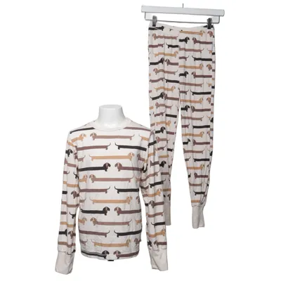 Pyjamasz (Beige, Flerfarvet) fra Geggamoja Bambus, Elastan, Økologisk bomuld
