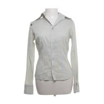 Shirt (Blauw, Geel) van Hans Ubbink Katoen, Elastaan, Nylon