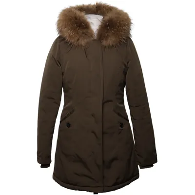 Parka (Green) from Attentif Cotton, Polyester