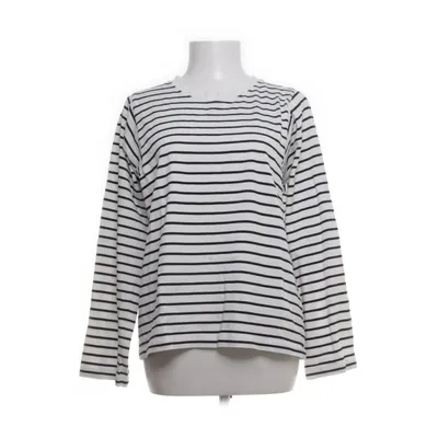 Långärmad t-shirt (Vit, Svart) från Dagmar Ekologisk bomull