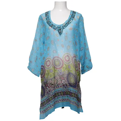 Blouse (Blue, Green, Multicolored) from Love Culture Polyester