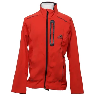 Træningsjakke (Rød) fra Adidas Bomuld, Genanvendt polyester