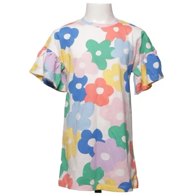Dress (White, Multicolored) from Lindex Kids Cotton